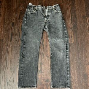 Levi black jeans men waist size 31 and length 32